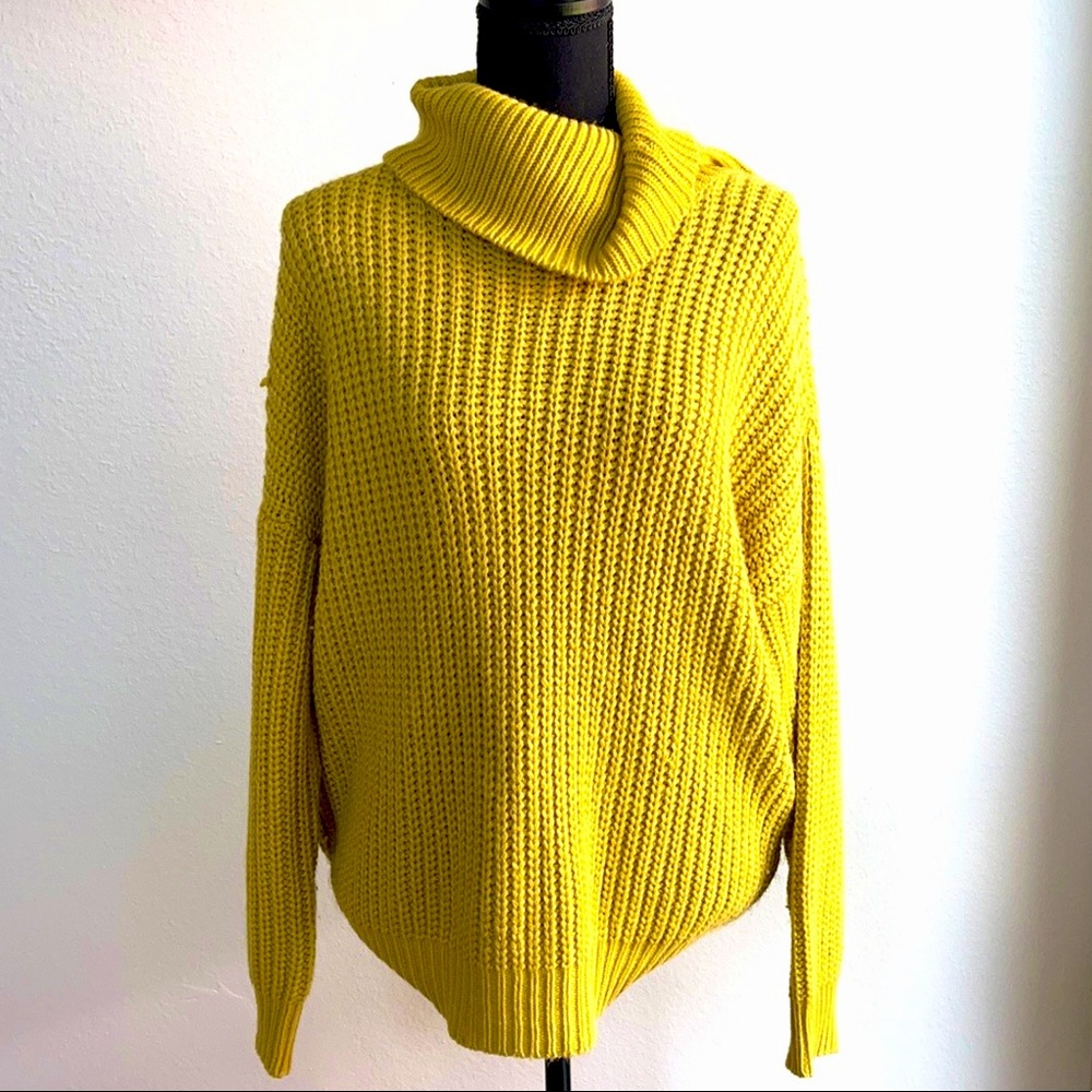 Mustard Yellow Knit Sweater